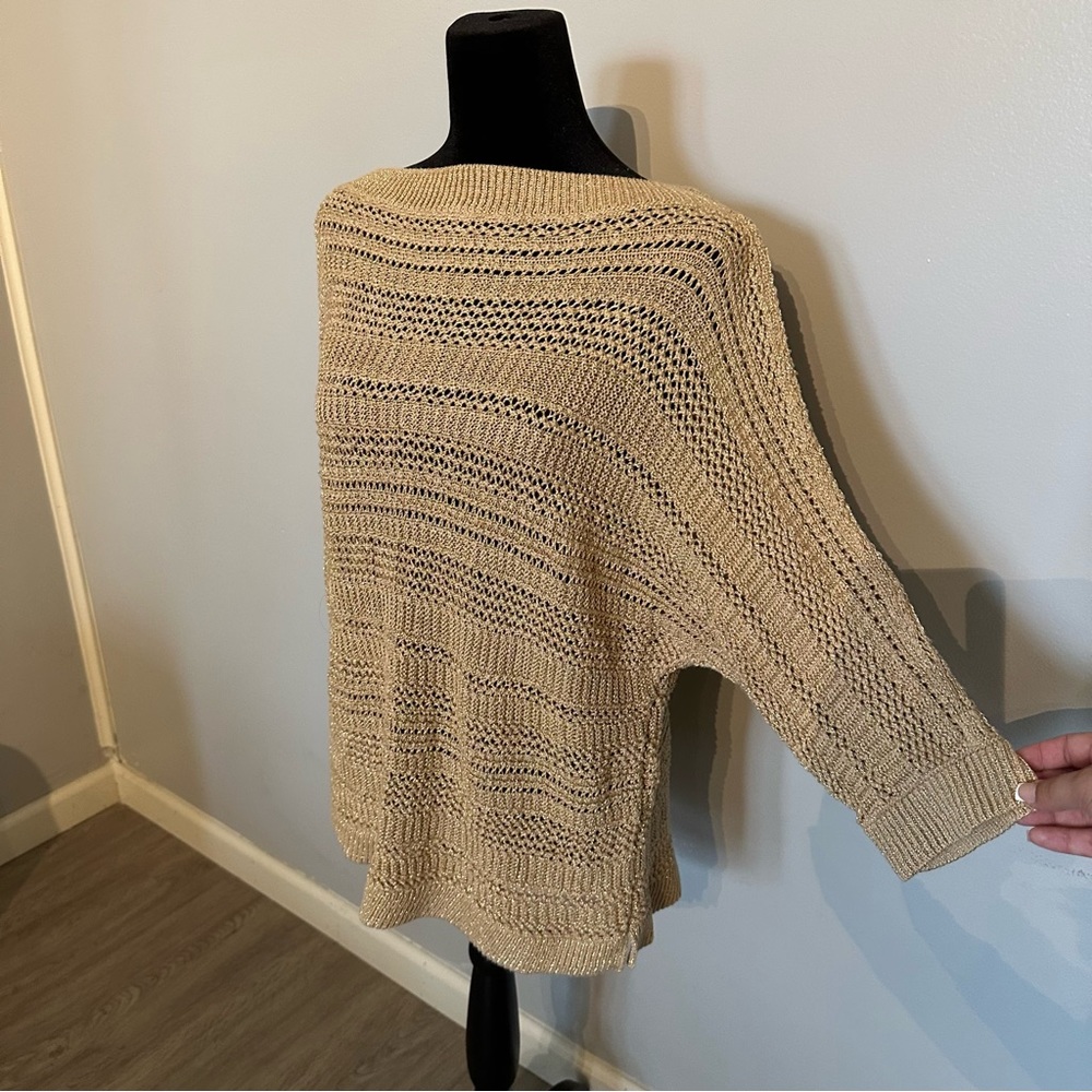 Chicos Sweater - Gold (Travel)collection